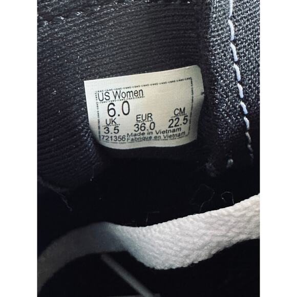 Womens Size 6 Vans SK8 Hightop sneakers Black White Canvas Unisex Style Sz 4.5 B - Picture 4 of 5